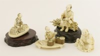 Lot 538 - A collection of four Japanese okimono