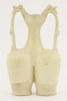 Lot 18 - A Chinese two-handled vase