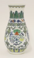 Lot 513 - A Chinese doucai vase