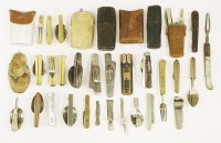 Lot 53 - A box of folding cutlery sets