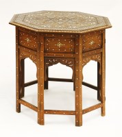 Lot 242 - A good Indian hardwood folding table