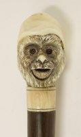 Lot 82 - A rosewood walking stick