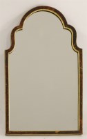 Lot 93 - A tortoiseshell mirror