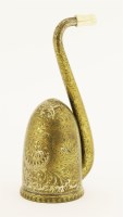 Lot 98 - A silver-plated ear trumpet