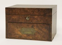 Lot 104 - Lewis Carroll's walnut workbox
