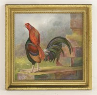 Lot 26 - A square Minton ceramic tile panel