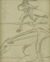 Lot 139 - Robert Colquhoun (1914-1962)
A SAILOR;
A HORSE AND RIDER
Two