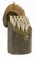 Lot 431 - A set of twelve silver knives and twelve silver forks in associated standing box