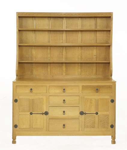 Lot 46 - A Robert 'Mouseman' Thompson oak dresser