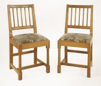 Lot 49 - A Peter Hall and Son of Cumbria oak dining room suite