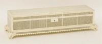 Lot 258 - An Anglo-Indian pierced box