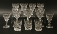 Lot 75 - A suite of Val St Lambert glassware