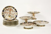 Lot 1272 - A Royal Crown Derby 13 piece dessert service