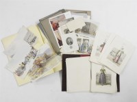Lot 1597 - After John Augustus Atkinson
69 coloured plates of Russian scenes;
After Louis Marie Lante
51 coloured engravings of regional costumes;
together with various sketches