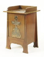 Lot 3 - A mahogany coal purdonium