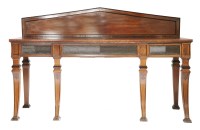 Lot 111 - A Regency mahogany and ebonised sideboard
