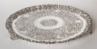 Lot 225 - A Sheffield plate salver