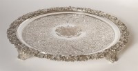 Lot 228 - A Sheffield plate salver