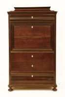 Lot 1674 - A mahogany escritoire