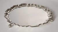 Lot 235 - A George V silver salver
