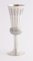 Lot 241 - A modern silver goblet