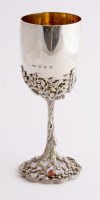 Lot 255 - A modern silver goblet