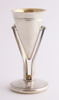 Lot 258 - A modern parcel gilt silver goblet