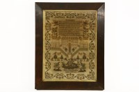 Lot 1511 - A Victorian sampler c.1841
