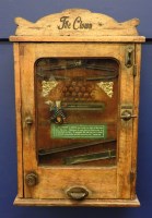 Lot 1380 - 'The Clown' an early 20th century penny in the slot arcade machine