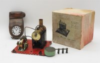 Lot 1374 - A Goliath pocket watch in a leather case