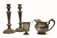Lot 1172 - A silver cream jug