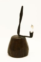 Lot 1195 - An iron rush light