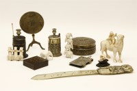 Lot 1117 - Two late 19th century brass 'go to beds'