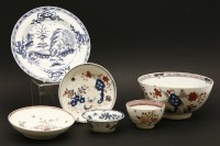 Lot 1239 - A small quantity of 18th century Lowestoft pottery
