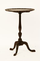 Lot 1785 - A low Georgian mahogany fold over tea table