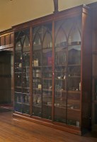 Lot 63 - An unusual George lll large mahogany floor-standing apothecary's cabinet
