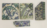 Lot 244 - Four tiles