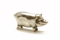 Lot 168 - A silver novelty vesta case