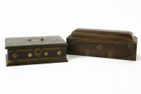 Lot 238 - An Indian hardwood jewellery box
