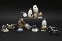 Lot 111 - Fourteen Copenhagen ceramic items