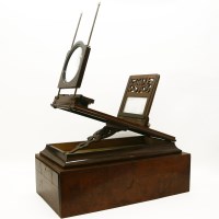 Lot 301 - A Victorian rosewood stereoscopic viewer