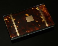 Lot 330A - A mid-Victorian tortoiseshell aide memoire