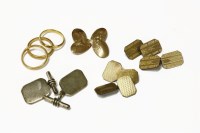Lot 246 - Three 22ct gold wedding rings
