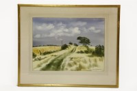 Lot 722A - David Gentleman (British b. 1930)
Landscape with fields
Watercolour on paper
Signed and dated 1963 lower right
37 x 50 cm