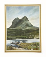 Lot 697 - Alwyn Hall
SCOTTISH LANDSCAPE
large oil on canvas
106 x 82 cm