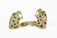 Lot 312 - A pair of continental diamond