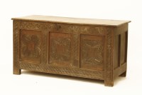 Lot 775A - A 17th Century oak coffer