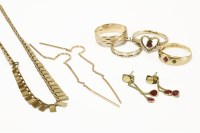 Lot 248 - Four gold rings