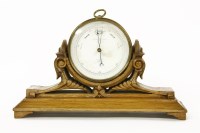 Lot 424 - A Negretti & Zambra aneroid barometer