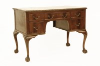 Lot 768 - A mahogany writing table